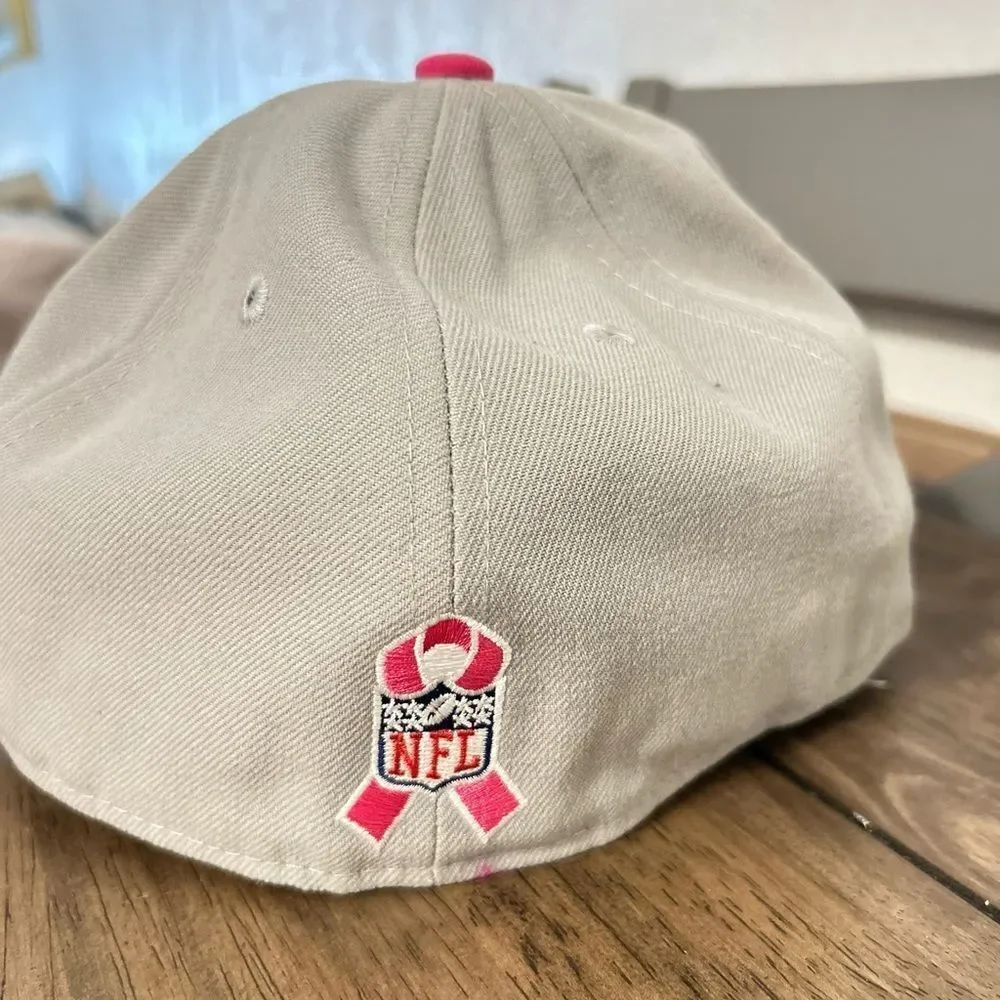 NY Jets breast cancer awareness baseball cap size 7 1/4
